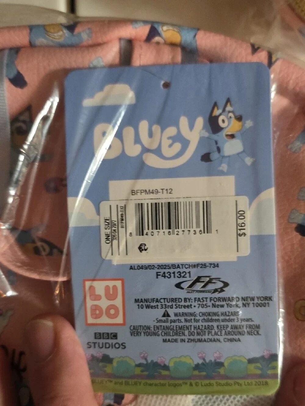 Resellers Bundle Bluey Pink Cartoon Backpack